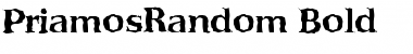 PriamosRandom Bold Font