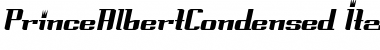 PrinceAlbertCondensed Font