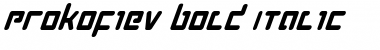 Download Prokofiev Bold Italic Font