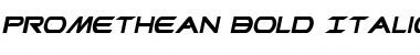Promethean Bold Italic Bold Italic Font