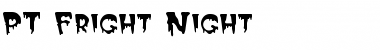 PT Fright Night Normal Font