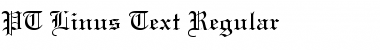PT Linus Text Normal Font
