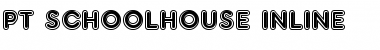 PT Schoolhouse Inline Font
