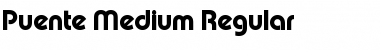 Puente-Medium Font