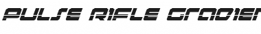 Download Pulse Rifle Gradient Italic Font