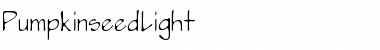 PumpkinseedLight Regular Font