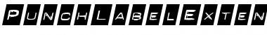 PunchLabelExtended Font