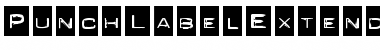 PunchLabelExtended Font