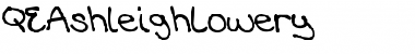 Download QEAshleighLowery Font