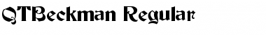 QTBeckman Regular Font