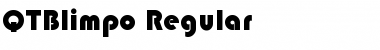 QTBlimpo Regular Font