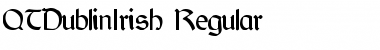 QTDublinIrish Regular Font
