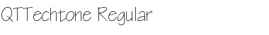 QTTechtone Regular Font