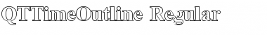 QTTimeOutline Regular Font