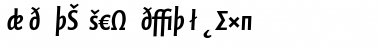 QuadraatSansCon Bold Italic