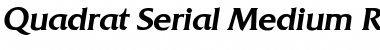 Quadrat-Serial-Medium RegularItalic