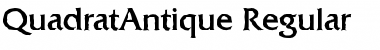 QuadratAntique Font