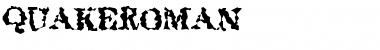 QuakeRoman Font