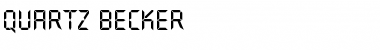 Quartz Becker Font