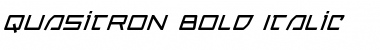Quasitron Bold Italic Bold Italic Font
