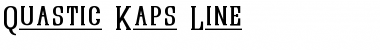 Quastic Kaps Line Font