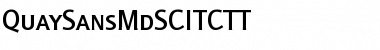 QuaySansMdSCITCTT Font