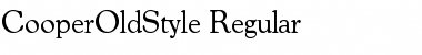 CooperOldStyle Regular Font