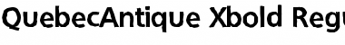 QuebecAntique-Xbold Regular Font