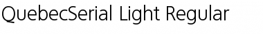 QuebecSerial-Light Font