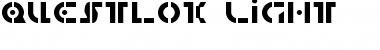 Questlok Light Font