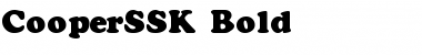 CooperSSK Bold Font