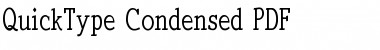 QuickType Condensed Font