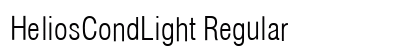 HeliosCondLight Regular Font Preview
