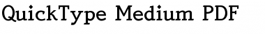 QuickType Medium Font