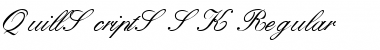 QuillScriptSSK Regular Font