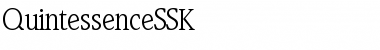 QuintessenceSSK Regular Font