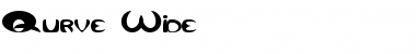 Qurve Wide Regular Font