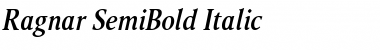 Ragnar SemiBold Italic Font