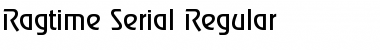 Ragtime-Serial Regular Font