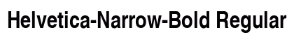 Helvetica-Narrow-Bold Regular Preview