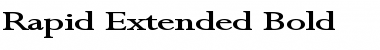 Rapid Extended Font