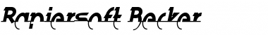 Rapiersoft Becker Normal Font