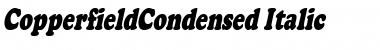CopperfieldCondensed Italic