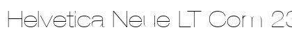 Helvetica Neue LT Com 23 Ultra Light Extended font free download