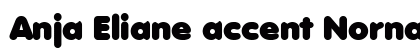 Anja Eliane accent Nornal font free download