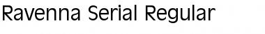 Download Ravenna-Serial Font