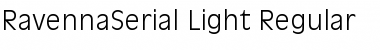 Download RavennaSerial-Light Font