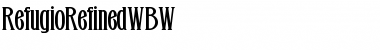 RefugioWBW Medium Font