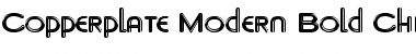 Copperplate Modern Bold Chrome Regular Font