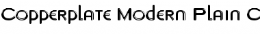 Copperplate Modern Plain Chrome Regular Font